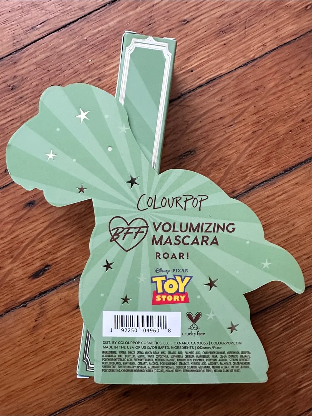 GREEN Colourpop Volumizing Mascara - Toy Story edition